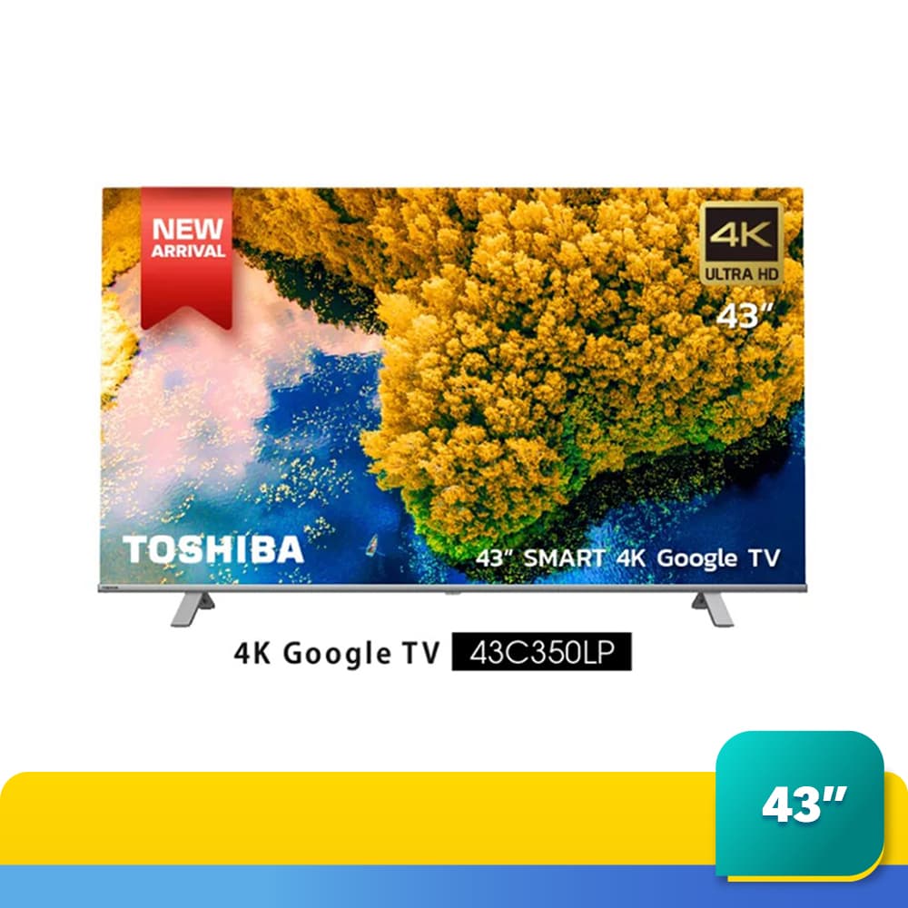 TOSHIBA#43C350LP-43 นิ้ว 4K แอนดรอยด์ – image 1